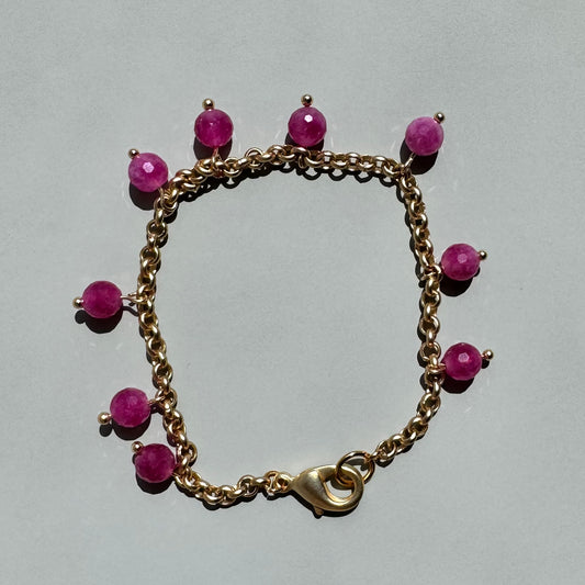 Delicate Rose Quartz Bracelet