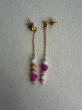 Mixed Tourmaline Drop Earrings