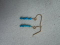Turquoise Bead Drop Earrings