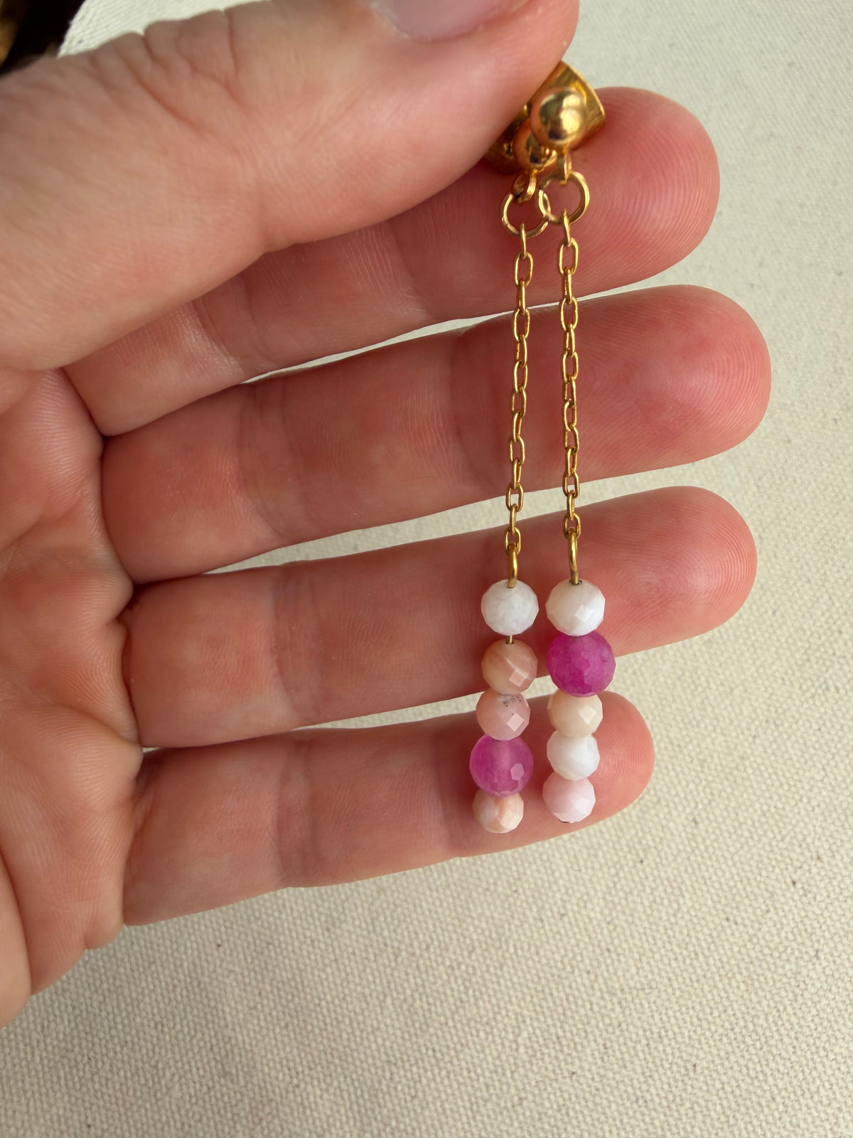 Mixed Tourmaline Drop Earrings