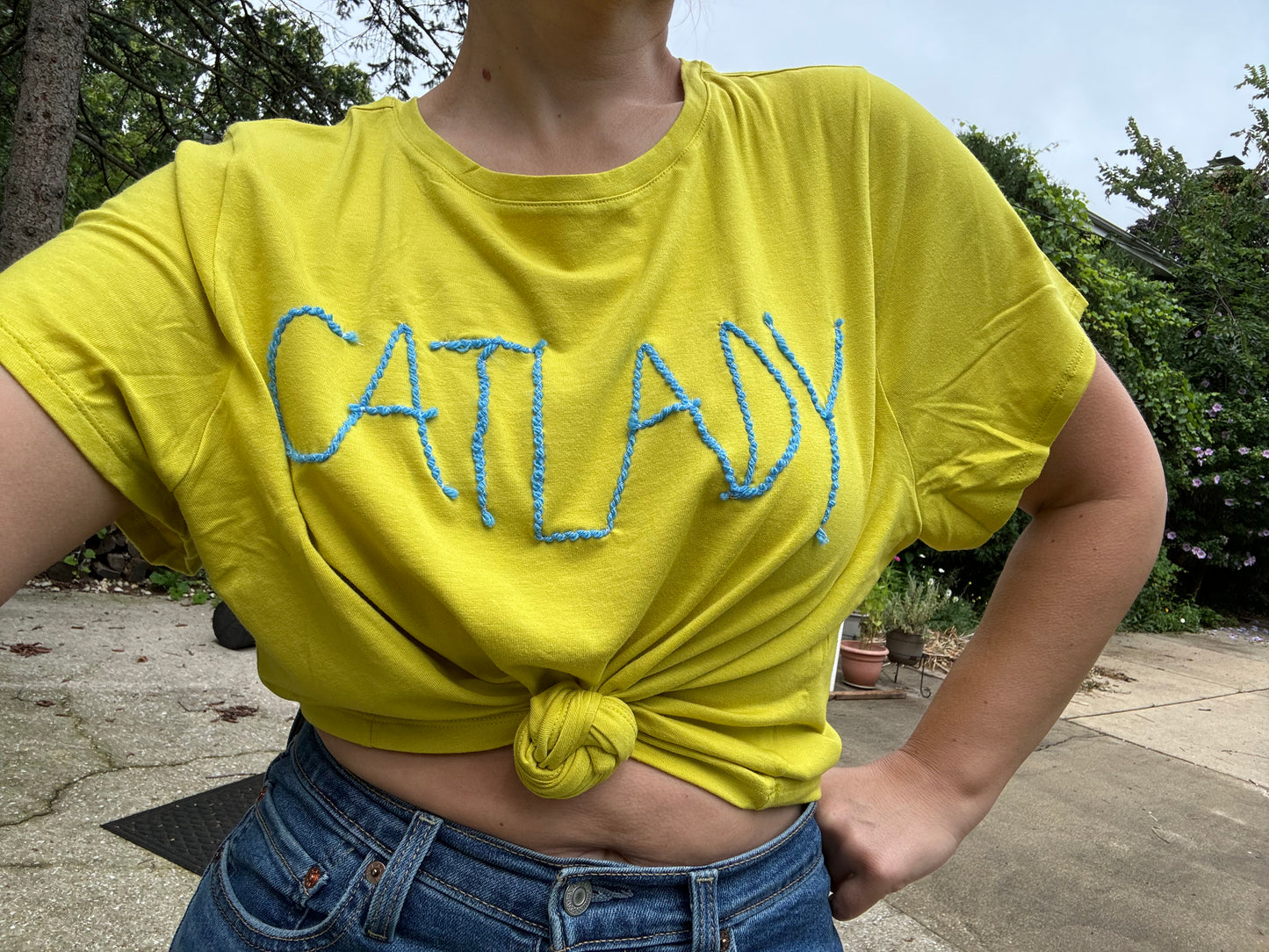 Cat Lady Yarn T-Shirt