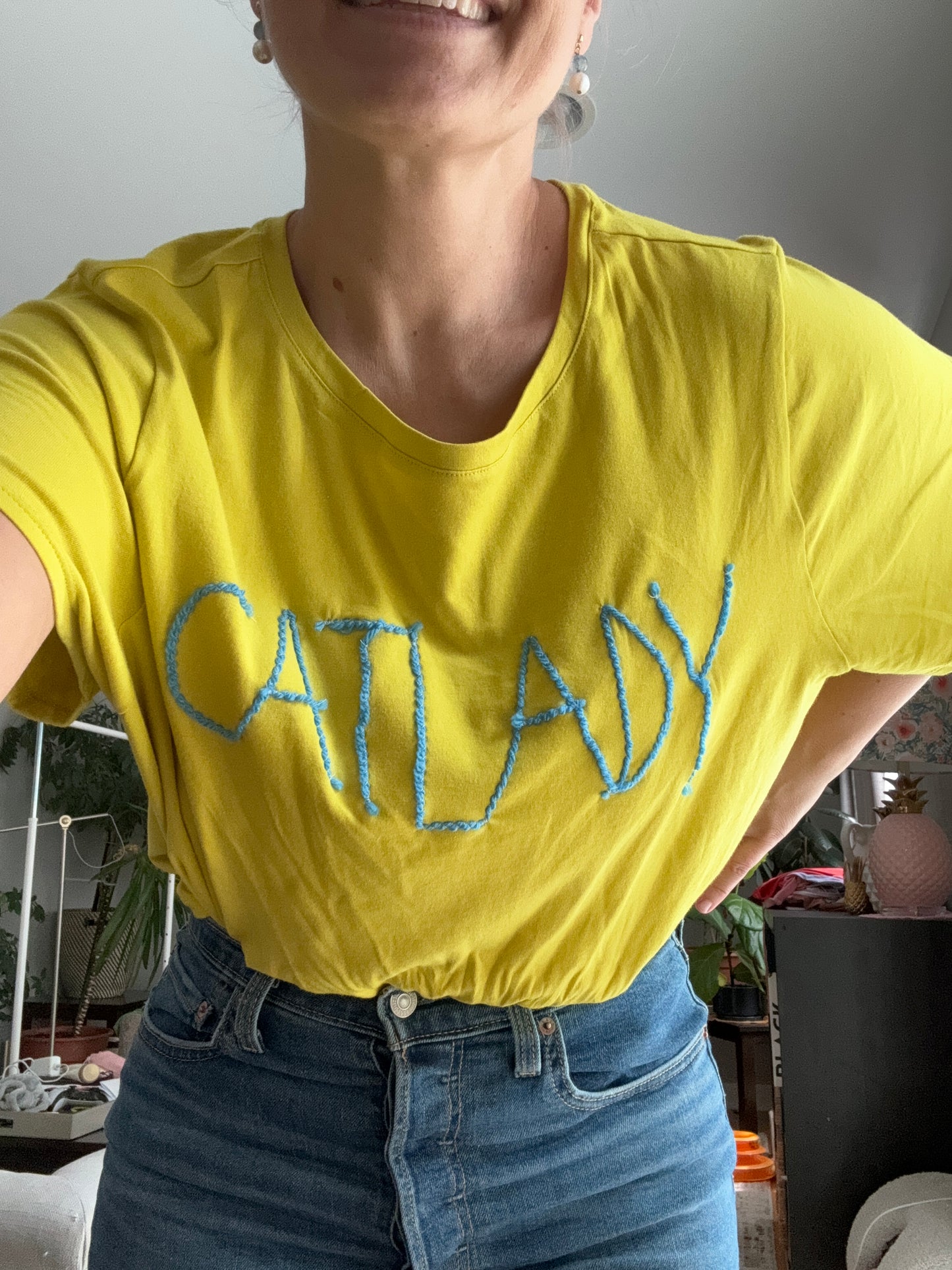 Cat Lady Yarn T-Shirt