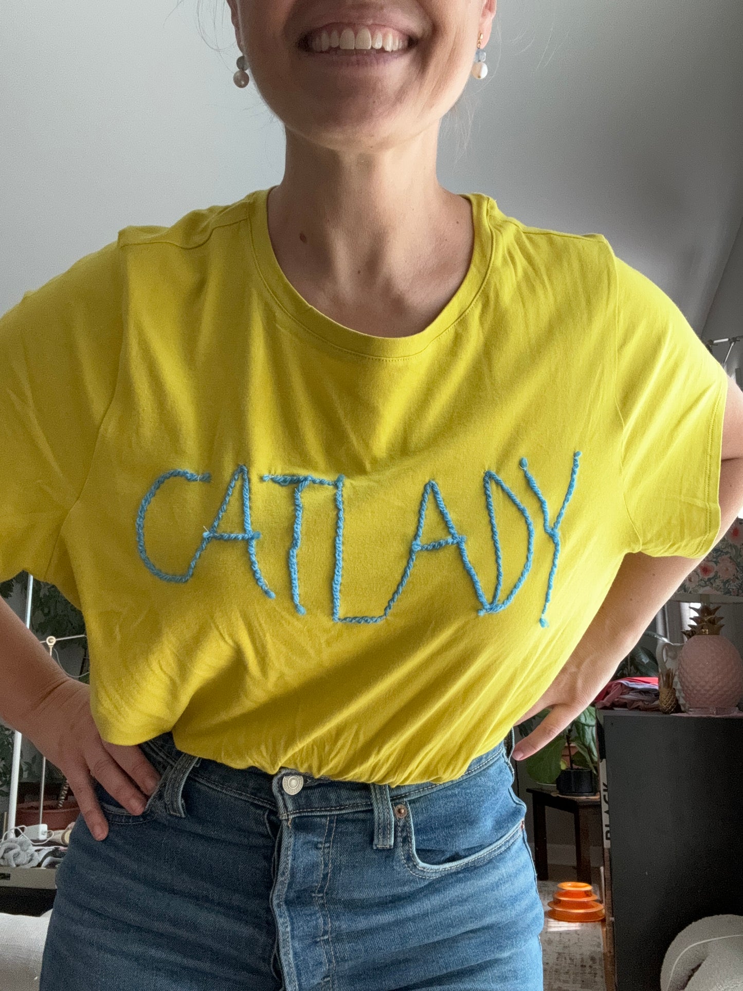 Cat Lady Yarn T-Shirt